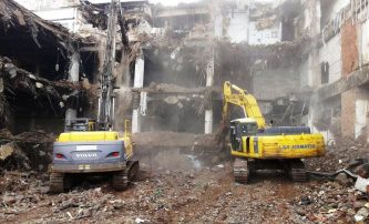 1 Demolition with Excavator